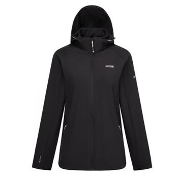 Picture of WOMENS DEYANA SOFTSHELL JACKET BLACK